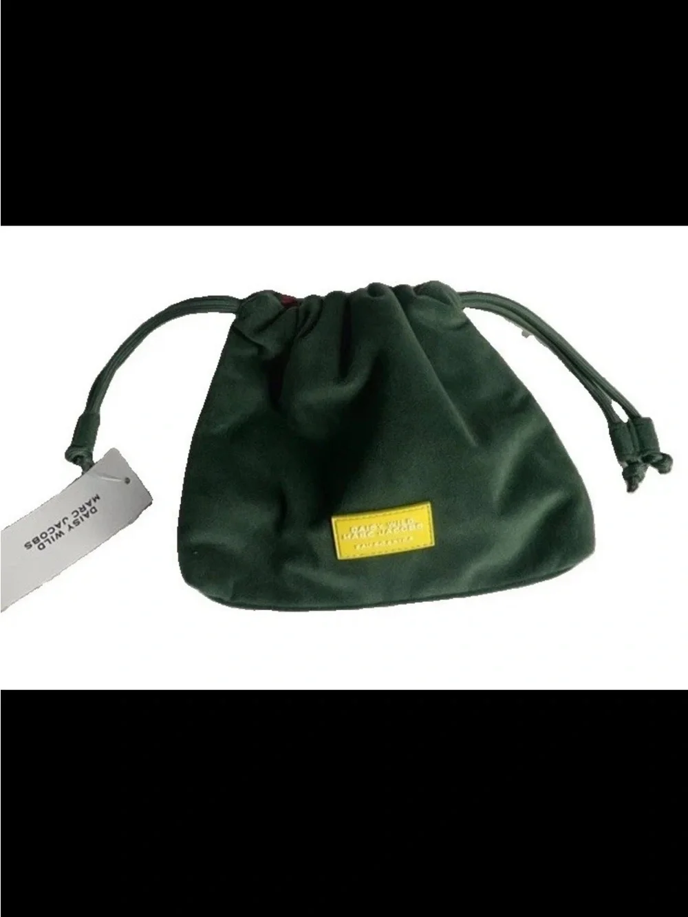 NIB Marc Jacobs Daisy Wild Eau So Extra Limited Edition Green Velvet Pouch